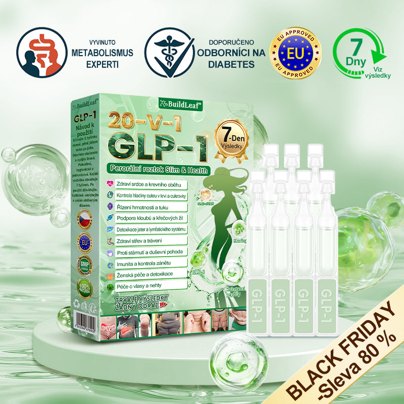 🍃Oficiální obchod | BuildLeaf® GLP-1 20-v-1 Slim & Zdraví orální roztok 💧 (1× denně, výsledky za 7 dní). Obsahuje 100 mld. CFU probiotik ✅ Podporuje hubnutí, zdraví srdce, trávení i energii